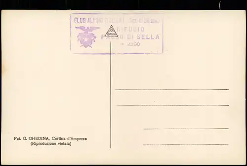 Cartoline Gruppo di Sella PASSO SELLA (2200) - GRUPPO SELLA (2946) 1932
