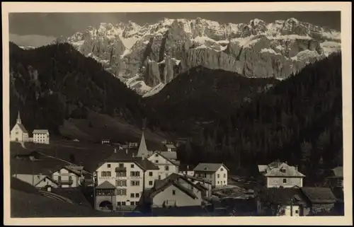 Cartoline Gröden (Südtirol) Val Gardena Stadtpartie 1933
