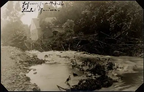 .Sachsen Unwetter- und Naturereignisse überschwemmung 1932 Privatfoto