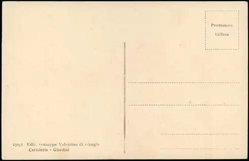 Cartoline Giardini-Naxos Panorama con l'Etna 1928