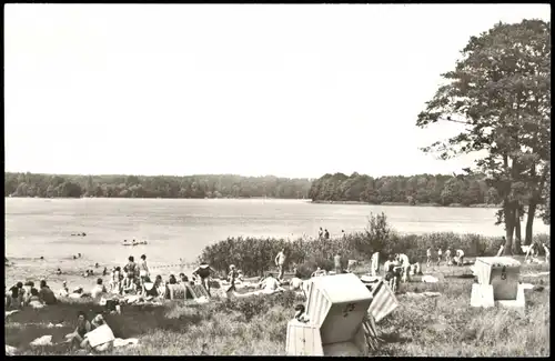 Teupitz Neuendorf b. Teupitz Campingplatz Badestelle am Teupitzsee 1982