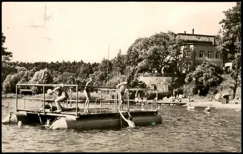 Buckow Märkische Schweiz  Badeanstalt  FDGB-Erholungsheim Theodor Fontane 1962