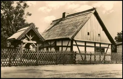 Ansichtskarte Prieros-Heidesee Heimathaus 1964