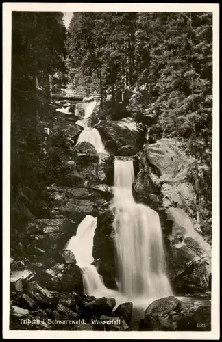 Ansichtskarte Triberg im Schwarzwald Schwarzwald Wasserfall 1931
