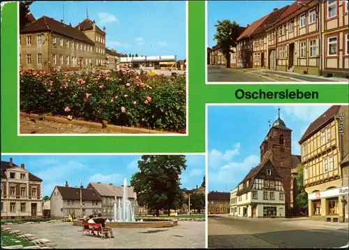 Oschersleben Markt, Nickelkulk, Lindenpark, Halberstädter Straße 1979