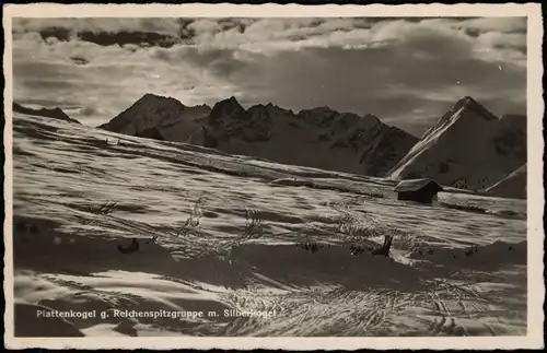 Krimml Plattenkogel g. Reichenspitzgruppe m. Silberkogel Winter 1955