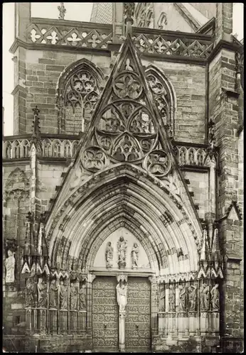 Ansichtskarte Erfurt Dom, Hauptportal 1980