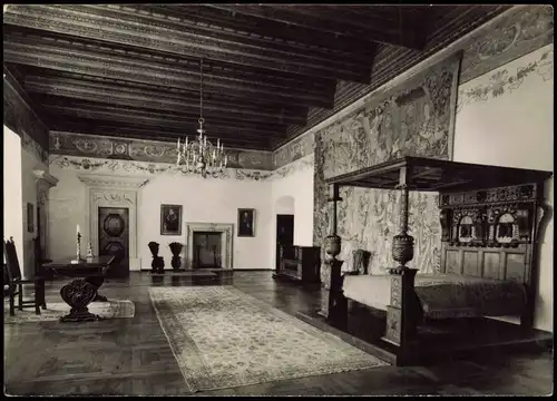 Postcard Krakau Kraków Königsschloss Wawal Zamek Wawelski 1962