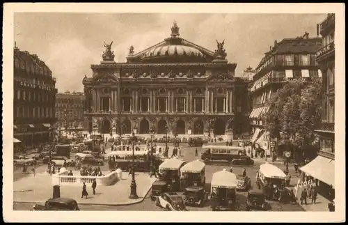 CPA Paris Place de l'Opéra, Oper, Opernplatz 1925