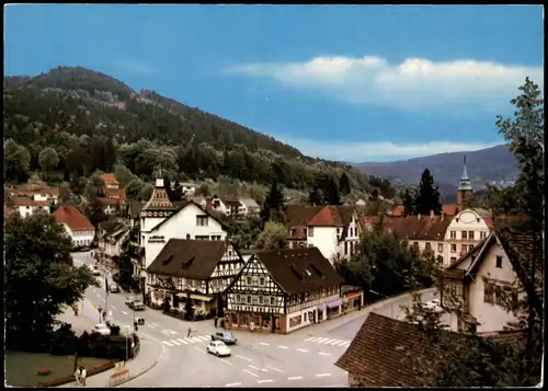Ansichtskarte Bad Herrenalb Panorama-Ortsansicht 1975