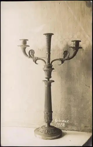 Ansichtskarte Schwaz Kerzenständer - Fotokarte 1910