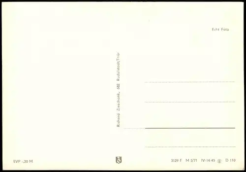 Steinheid-Neuhaus am Rennweg   Schwarzaquelle Dreistromstein Rasthütte 1971