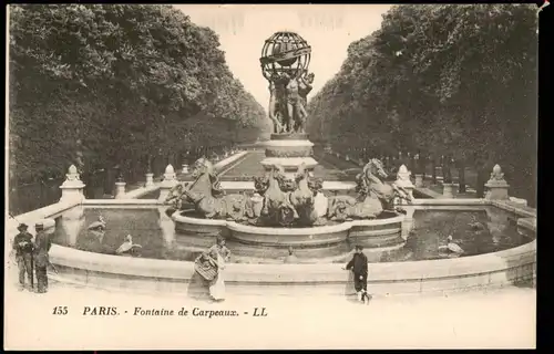 CPA Paris Fontaine de Carpeaux 1910