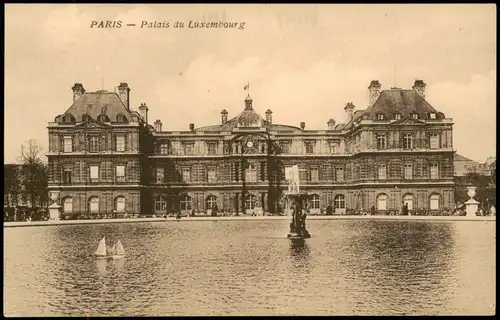 CPA Paris Palais du Luxembourg 1920