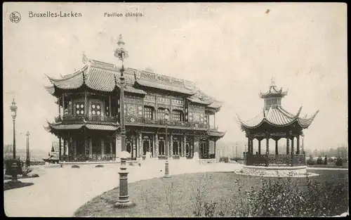Laken-Brüssel (Laeken) Bruxelles Pavillon chinois Chinesische Pavillon 1917