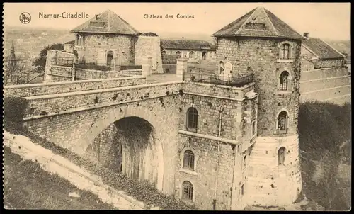 Namur Namen Namur-Citadelle Chateau des Comtes 1915   1. WK Feldpost gelaufen