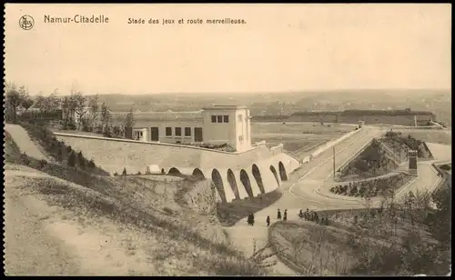 Namur Namen Stade des jeux et route merveilleuse 1915   1. WK als Feldpost