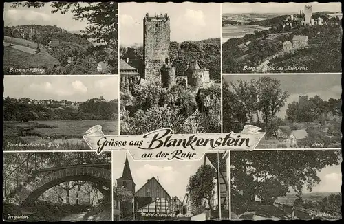 Ansichtskarte Blankenstein (Ruhr) Mehrbildkarte mit Ortsansichten 1967