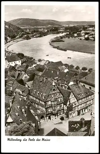 Ansichtskarte Miltenberg (Main) Panorama-Ansicht 1954