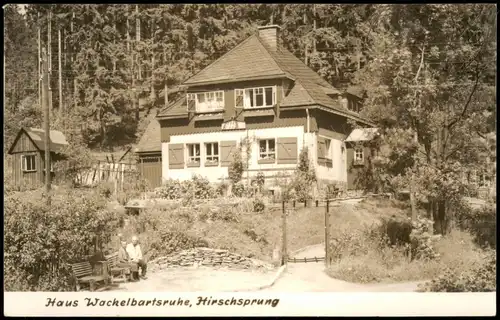 Hirschsprung-Altenberg (Erzgebirge) Haus Wackelbartsruhe, Hirschsprung 1963
