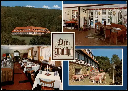 Bad Eilsen Mehrbild-AK Hotel DER WALDHOF Hans-Jürgen und Gertrud Bosse 1980