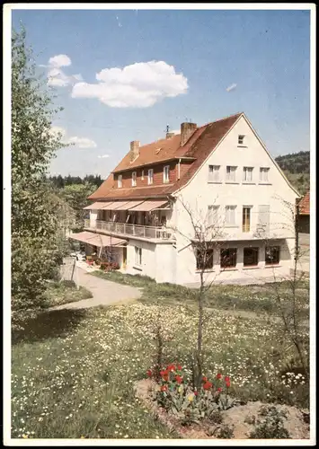 Ansichtskarte Bad Orb Sanatorium Sonnenschein Inh. Drescher & Zeus 1960