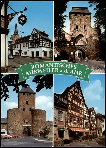 Neuenahr-Ahrweiler Mehrbildkarte Romantisches Ahrweiler a.d. Ahr 1980