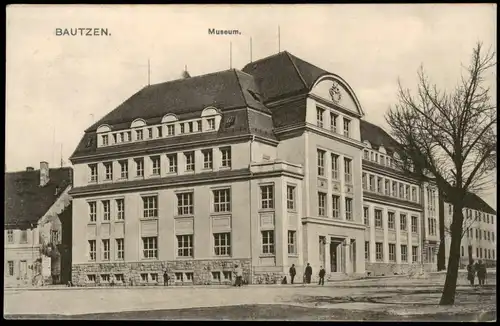 Ansichtskarte Bautzen Budyšin Strassen Ansicht Museum 1910