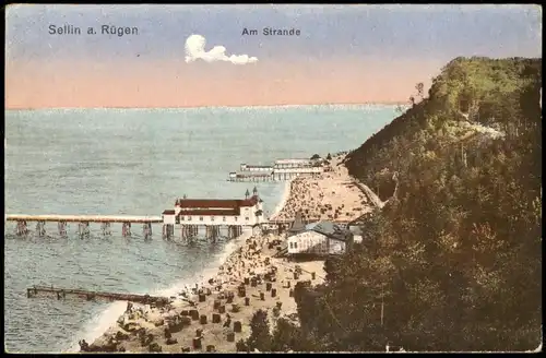 Ansichtskarte Sellin Am Strand 1918