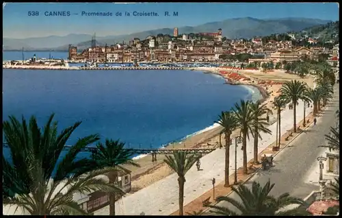 CPA Nizza Nice Promenade de la Croisette 1925