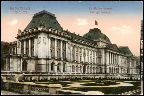 Brüssel Bruxelles Le Palais Royal Königl. Schloss (Castle) 1910