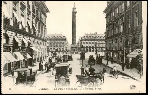 CPA Paris La Place Vendome 1910