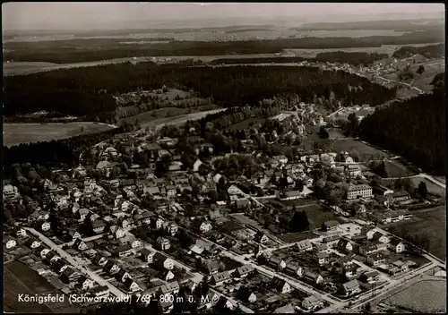 Ansichtskarte Königsfeld im Schwarzwald Luftbild 1967