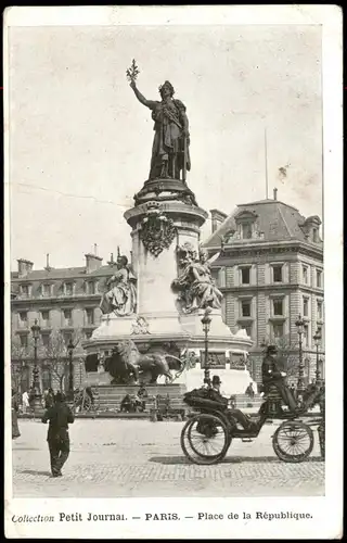 CPA Paris Place de la Republique 1906