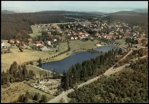 Ansichtskarte Hahnenklee-Bockswiese-Goslar Luftaufnahme 1971