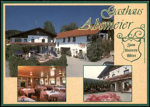Bad Griesbach im Rottal Gasthaus Absmeier Dorfstraße  OT Weng, Mehrbild-AK 2000