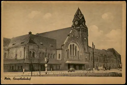 CPA Metz Bahnhof / La Gare 1929