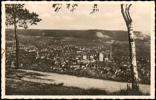 Ansichtskarte Jena Blick von den Sonnenbergen 1938