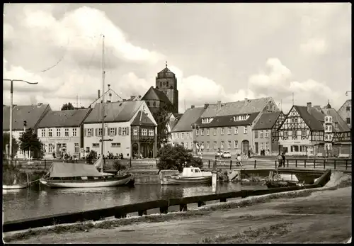 Ansichtskarte Wolgast Hafen 1974