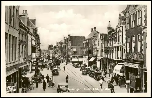 Postkaart Groningen Oude Ebbingestraat 1932