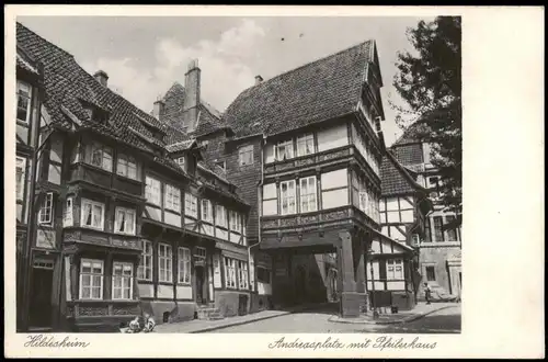 Ansichtskarte Hildesheim Andreasplatz 1928