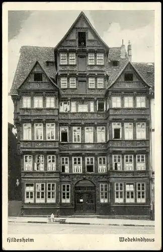 Ansichtskarte Hildesheim Wedekindhaus / Storrehaus 1939