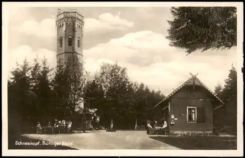 Ansichtskarte Gehlberg Aussichtsturm Schneekopf 1932