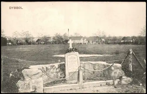 Postcard Düppel Dybbøl Sogn Düppeldenkmal - Siegesdenkmal 1914