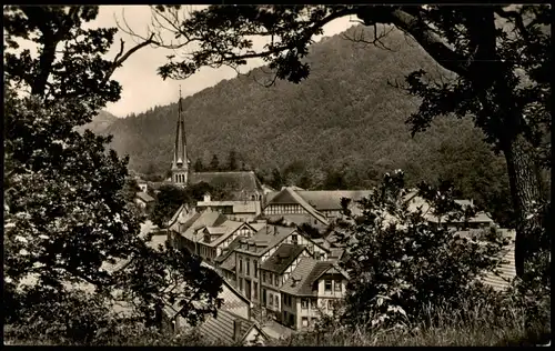 Ansichtskarte Ilfeld-Harztor Stadtpartie 1965