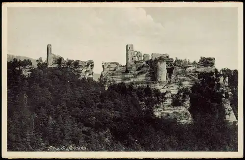 Ansichtskarte Dahn Burg Grafendahn 1932