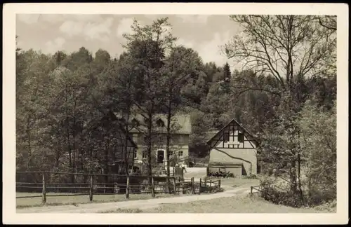 Ansichtskarte Eisenberg (Thüringen) Waldgasthaus, Waikmühle" 1958