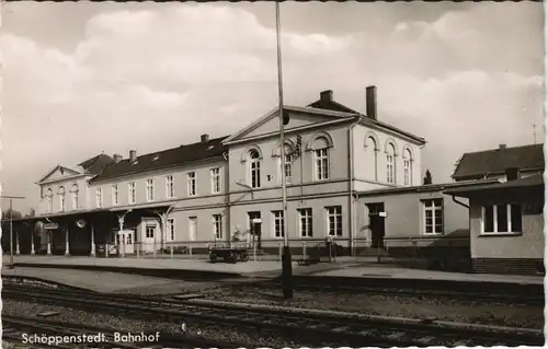 Schöppenstedt   Bahnhof - Gleisseite 1962