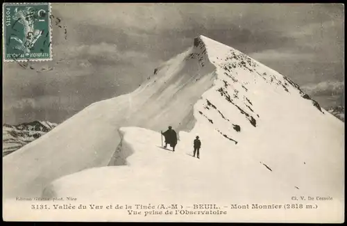 CPA Beuil Mont Monnier Vallee Var - Bergsteiger 1910