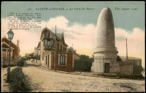 CPA Sainte-Adresse Straßenpartie 1912